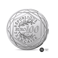 Snoopy - Monnaie de 100€ Argent - 2025