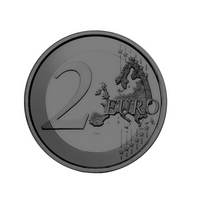 Italie 2025 - 2 Euro Commémorative - Jubilé 2025 - Ruthénium