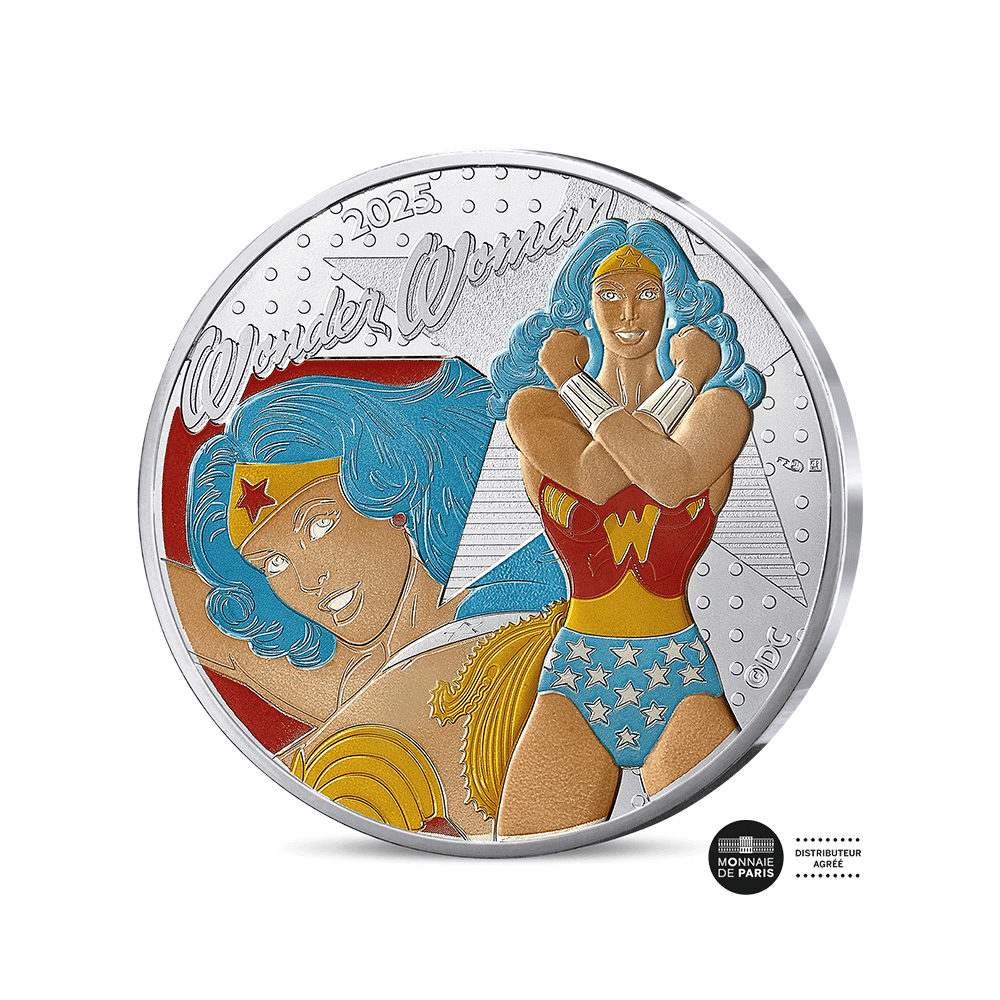 DC Comics - Monnaie de 50€ Argent (02/04) - Wonder Woman Vintage - 2025