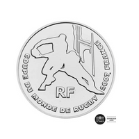 Rugby collection - Coupe du Monde - Monnaie de 1/4€ Argent - BU 2007