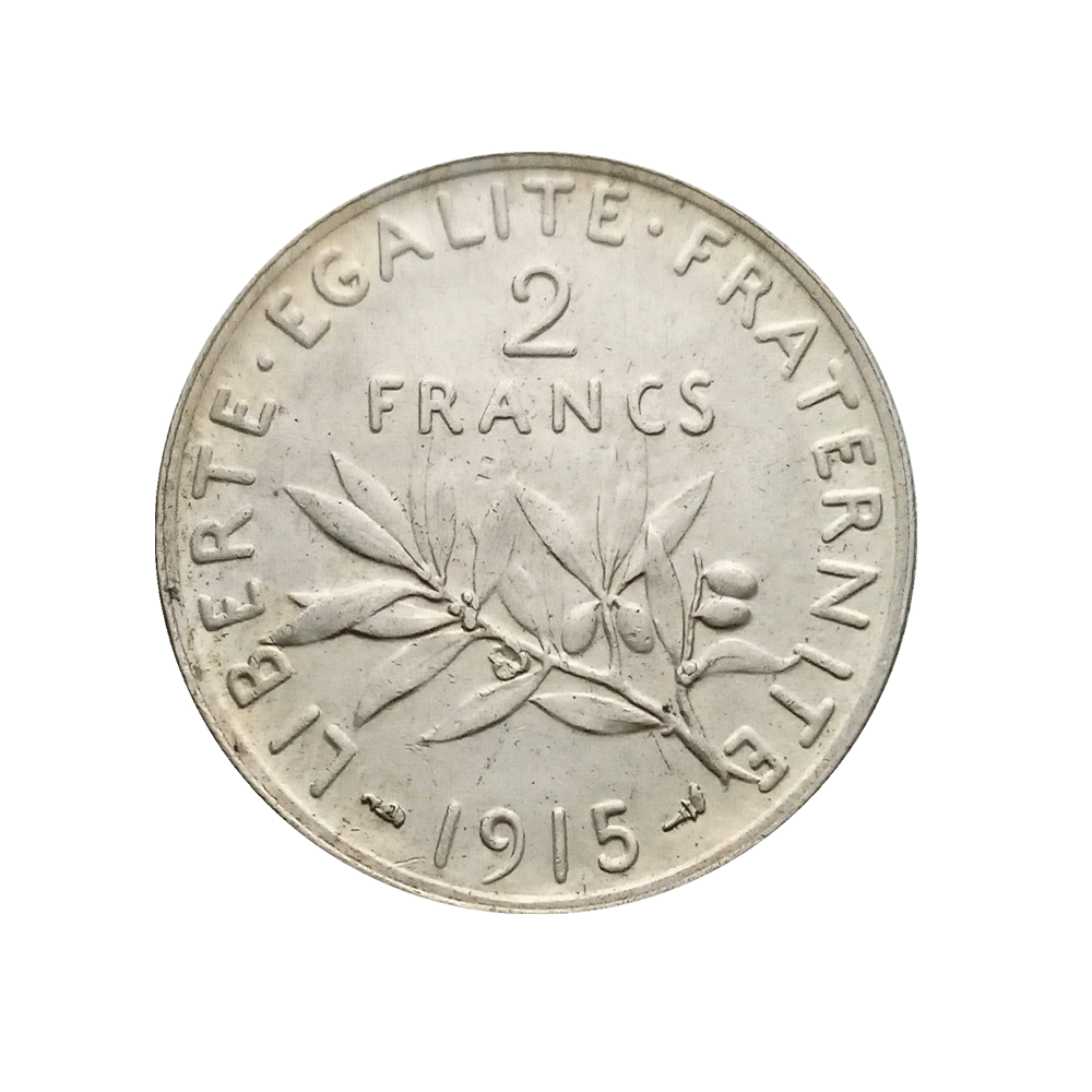 2 Francs - Semeuse - France - 1898-1920