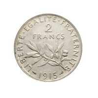 2 Francs - Semeuse - France - 1898-1920