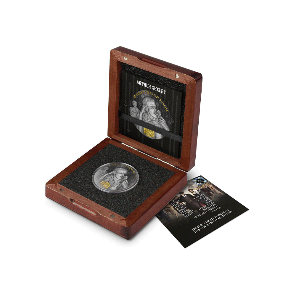 Arthur Shelby Peaky Blinders - Monnaie de 5$ 2Oz - 2024