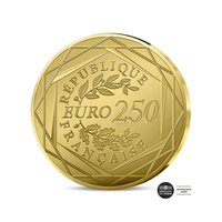 DC Comics - Monnaie de 250€ Or (01/02) - Courage - BU 2025