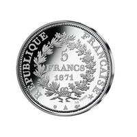 Frappe en Argent - 5 Francs - Camelinat