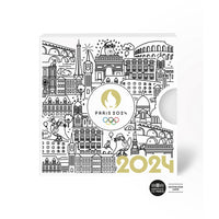 Jeux Olympiques de Paris 2024 - La France Accueille les Jeux - Les Toits de Paris - Monnaie de 500 Euro Or - BU 2024