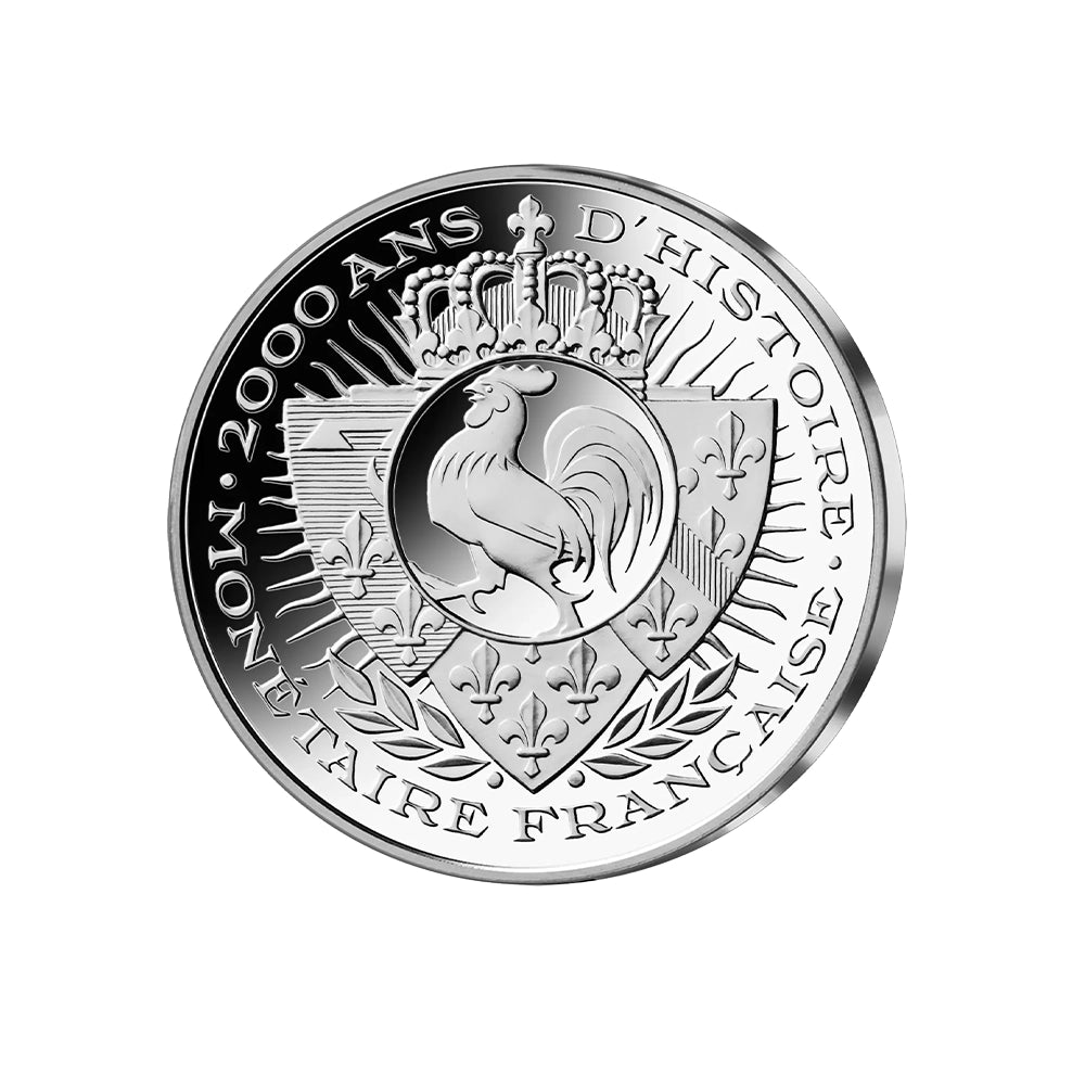 Frappe en Argent pur -  2000 ans d'Histoire monétaire française - Écu d’Or François Ier - 1532
