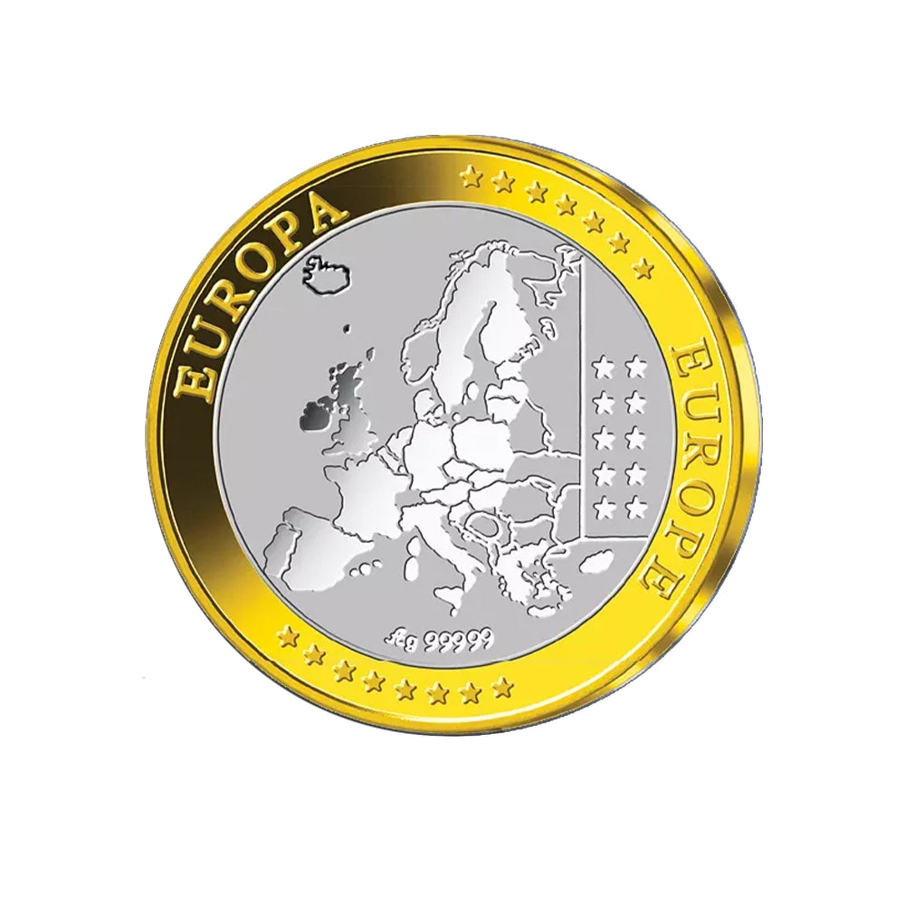 Première frappe en hommage à l'Euro en Cuivre  - Irlande