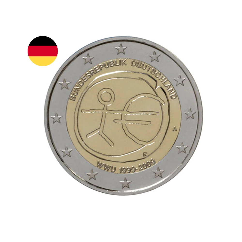 Allemagne 2009 - 2 Euro Commémorative - 10 ans EMU