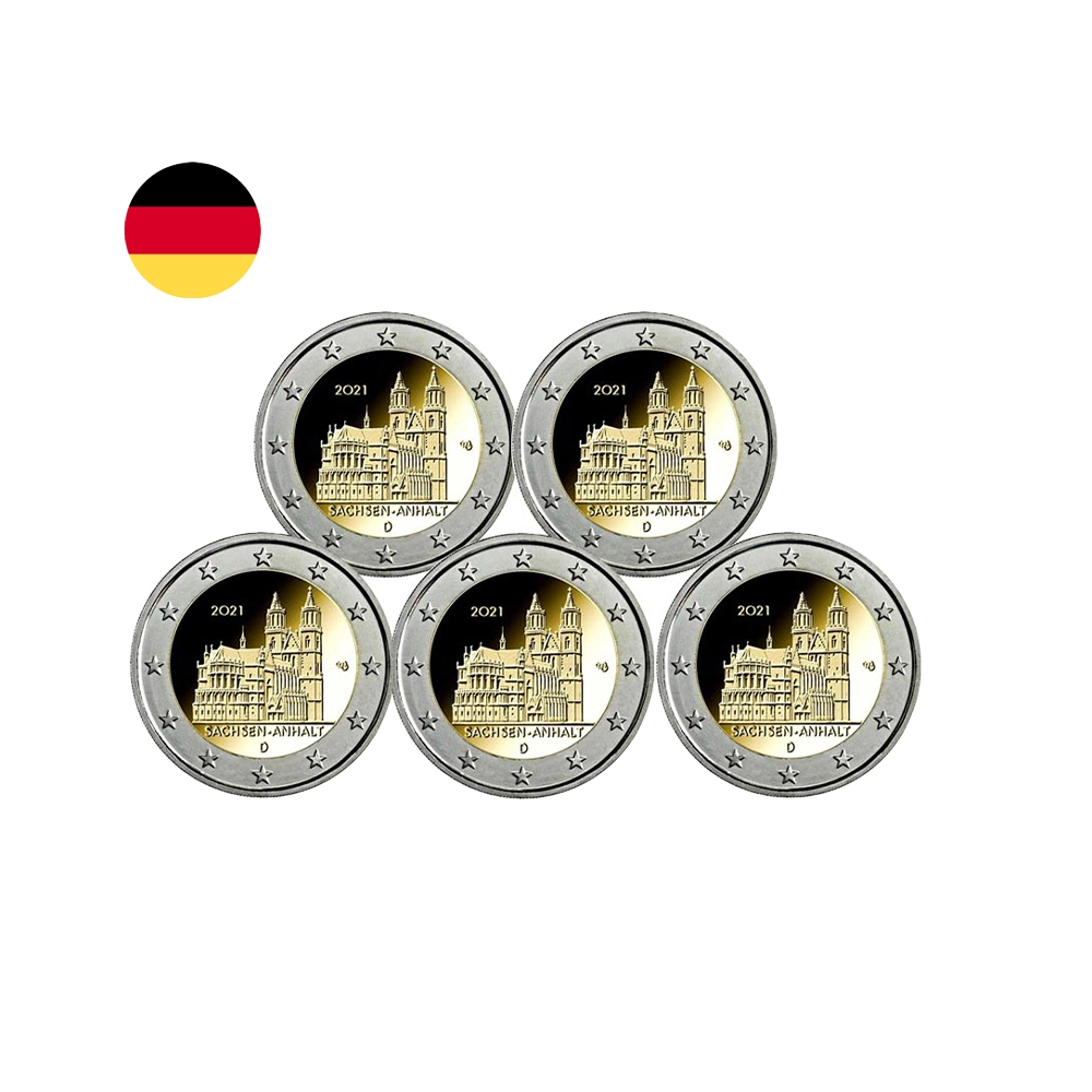 Allemagne 2021 - 2 Euro Commémorative - Saxe-Anhalt