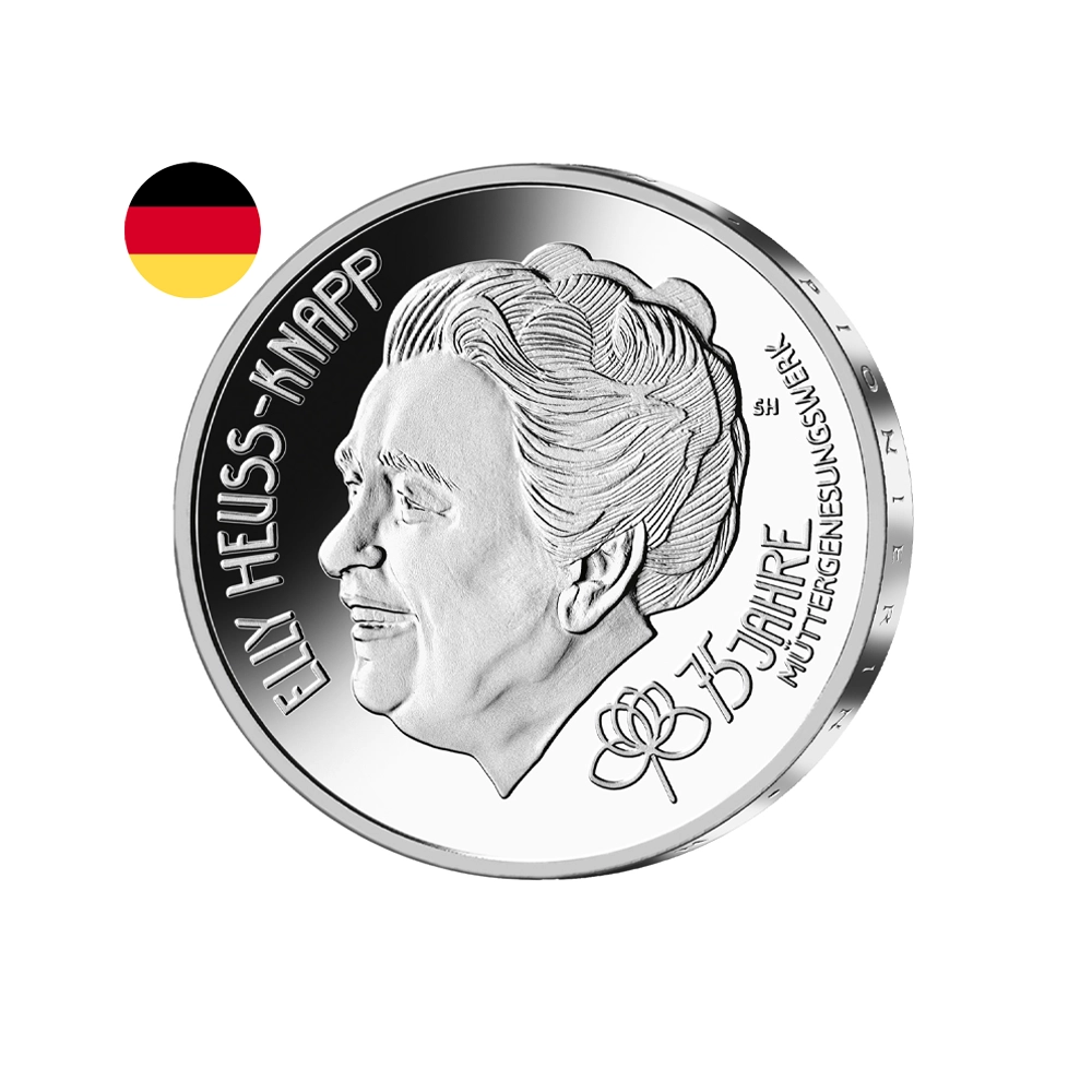 Allemagne 2025 - 20 Euros commémorative - Elly Heuss-Knapp - 75 ans d'organisation de rétablissement des mères