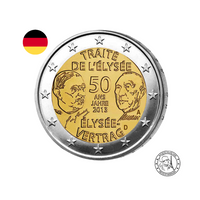 Allemagne 2013 - Traité de l'Elysée - 2 Euros Commémorative - Aléatoire
