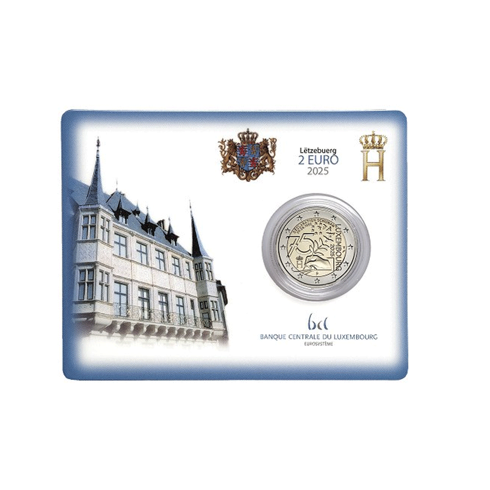 Luxembourg 2025 - 2 Euro Commémorative - 75 ans de la Déclaration Schuman - BU