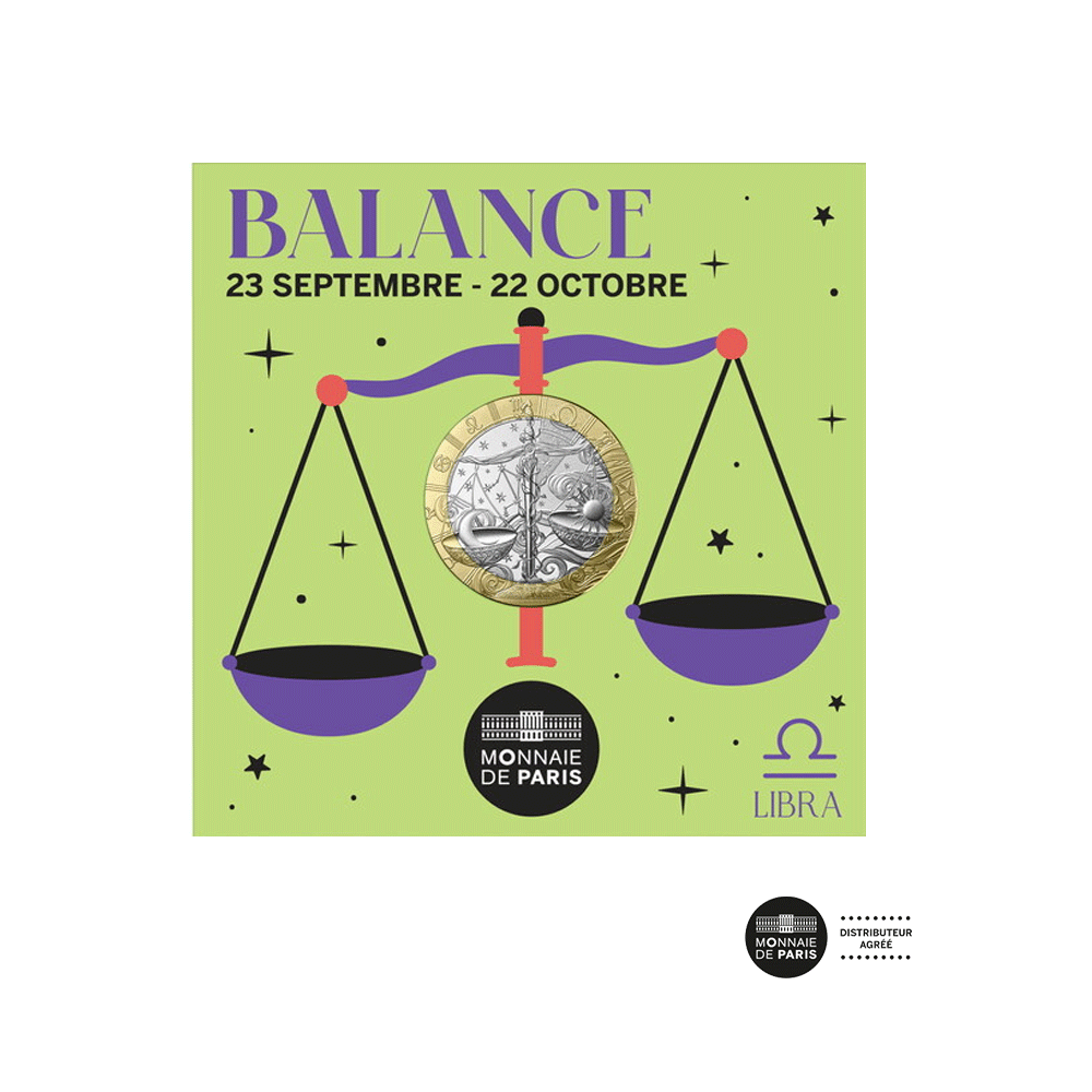 Les Signes Astrologiques - Lot de 12 monnaies de 5€ - UNC