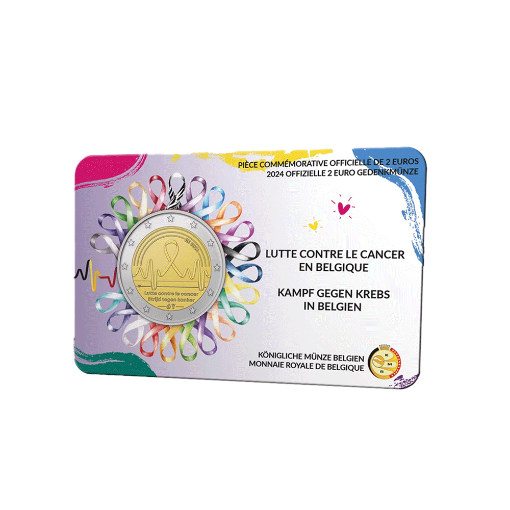 Belgique 2024 - 2 Euro Commémorative - Lutte contre le cancer - BU