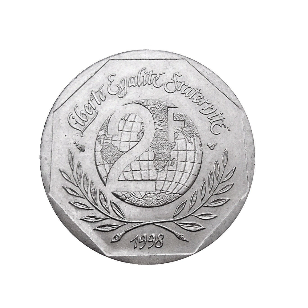2 francs - René Cassin - France - 1998