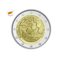 Chypre 2023 - 2 Euro Commémorative - 60è Anniversaire de la Banque Centrale de Chypre