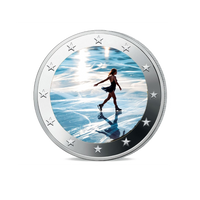 Jeux Olympiques d’Hiver 2026 - 2 Euros Commémorative - Colorisée