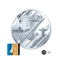 50 ans de la mise en service du Concorde - Monnaie de 10 Euros Argent - BE 2026