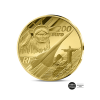 50 ans de la mise en service du Concorde - Monnaie de 200 Euros Or - BE 2026