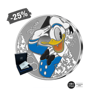 Le Centenaire de Disney - Monnaie de 10€ Argent - BE 2023 - Colorisée