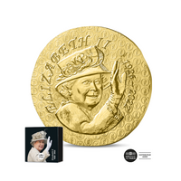 100 Ans de la naissance d'Elisabeth II - Monnaie de 50 Euros ¼ Oz Or - BE 2026