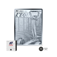 80 ans du journal de l'Equipe - Formule 1 - Monnaie de 10 Euros Argent - BE 2026