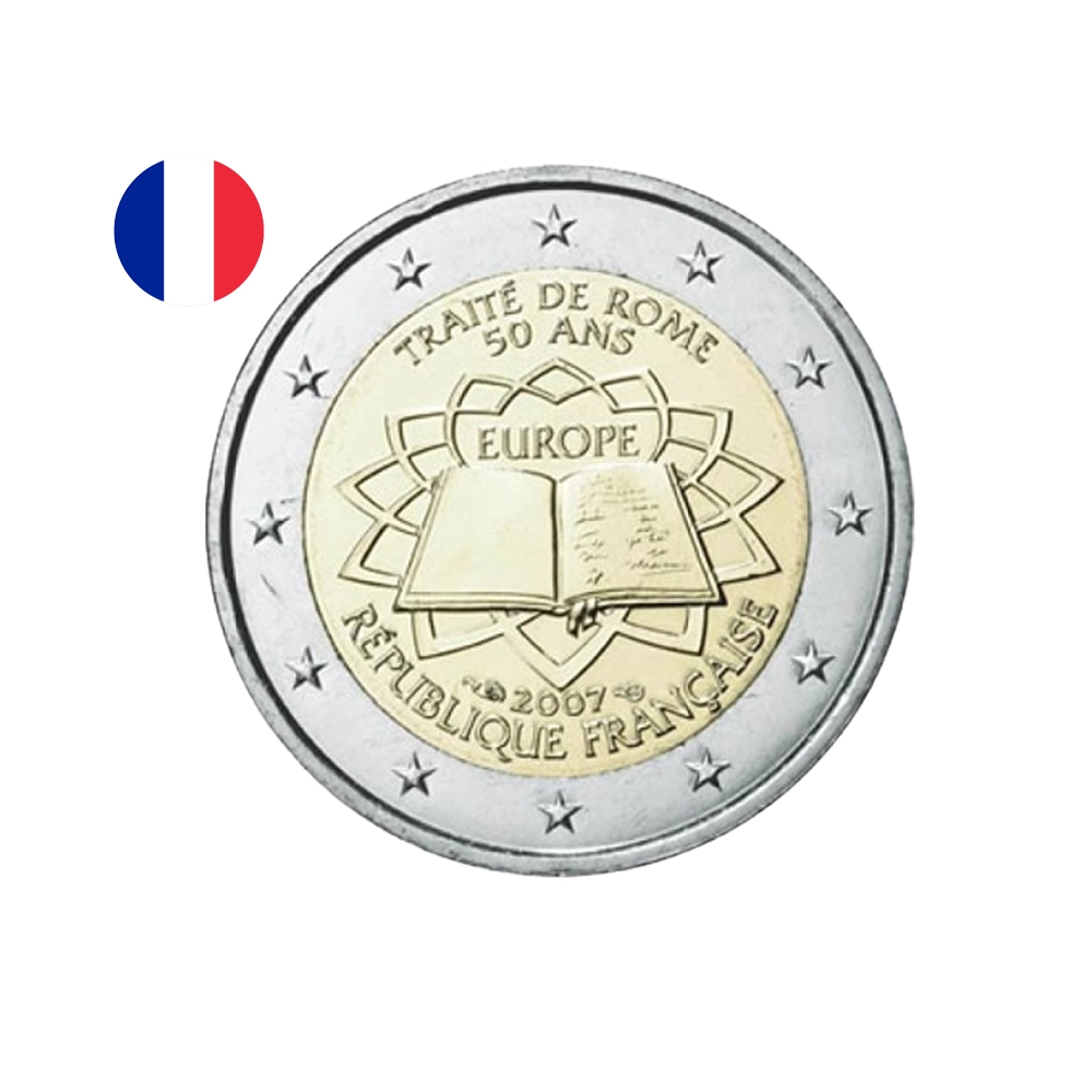 France 2007 - 2 Euro Commémorative - Traité de Rome