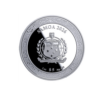 Antoni Gaudi - Monnaie de 5 Dollars - BE 2026