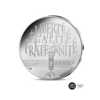 Le Génie Français - Monnaie de 50 Euros Argent - BE 2026