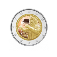 Grèce 2025 - 2 Euro Commémorative - 100ème anniversaire de Mikis Theodorakis - Colorisée
