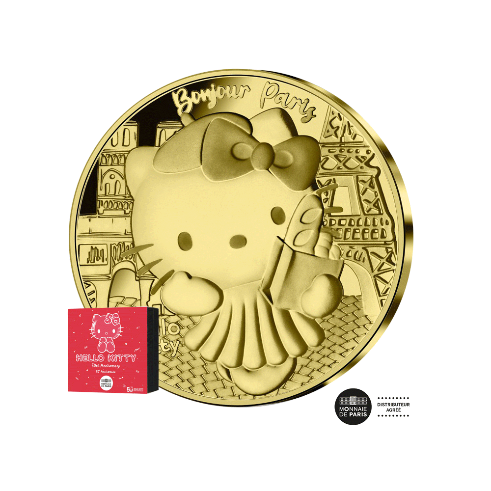 Hello Kitty - Monnaie de 5€ Or 1/2g - BE 2024 | Société Française