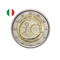 Italie 2009 - 2 Euro Commémorative - Union économique et monétaire