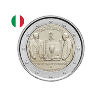 Italie 2018 - 2 Euro Commémorative - Constitution italienne