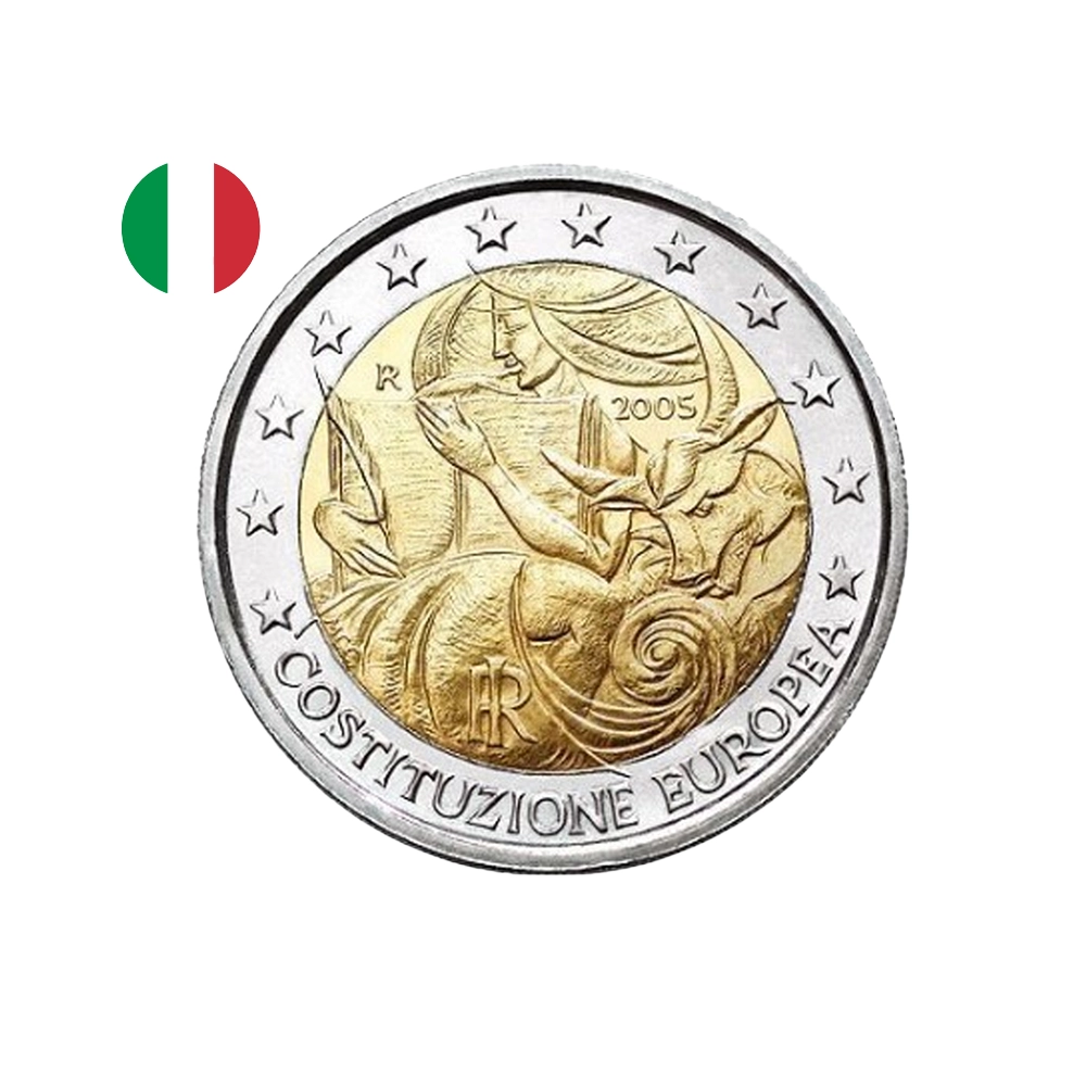 Italie 2005 - 2 Euro Commémorative - Constitution européenne