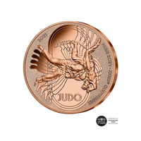Jeux Olympiques de Paris 2024 - Judo - Monnaie de ¼ euro - 2021