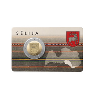 Lettonie 2025 - 2 Euro Commémorative - Région de Sēlija - BU