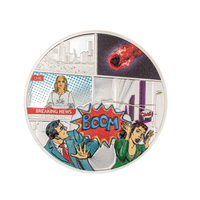 Tenham Meteorite - Monnaie de 5 Dollars Argent - BE 2023