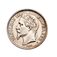 2 francs - Napoléon III - Tête Laurée - France - 1866-1870