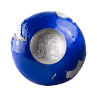 Blue Marble- Monnaie de 25 Dollars 1 kg Argent - Barbade 2025
