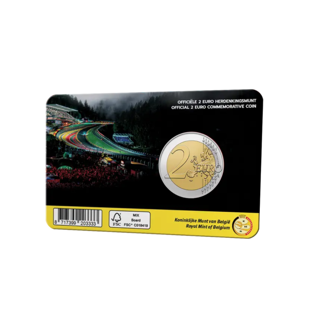 Belgique 2025 - 2 Euros Commémorative - Circuit de Spa-Francorchamps - BU