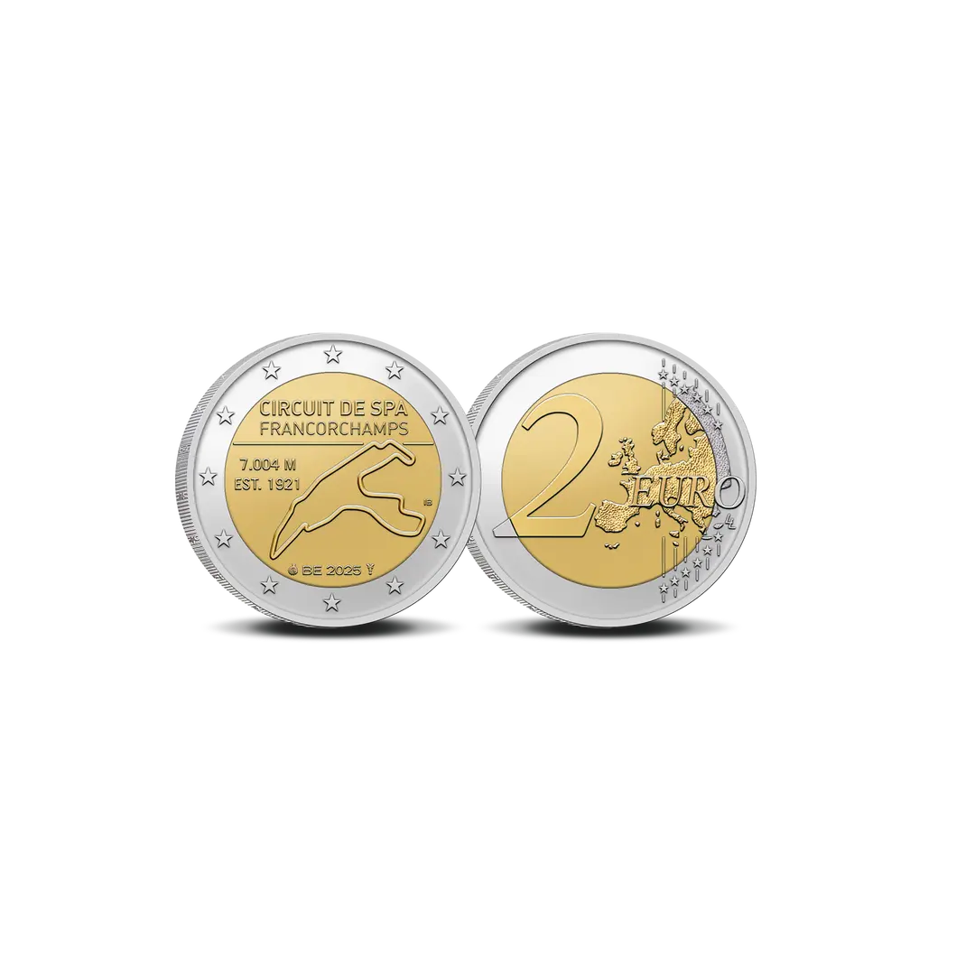 Belgique 2025 - 2 Euros Commémorative - Circuit de Spa-Francorchamps - BU
