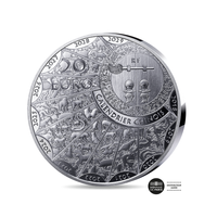 Année du Cheval - Monnaie de 20€ Argent Haut Relief - BE 2026