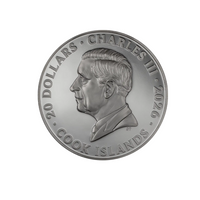 Ville de nuit - Paris - Monnaie de 20 Dollars - BE 2026