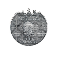 Petra Al-Khazneh - Monnaie de 25 Dollars - Antique Finish 2025