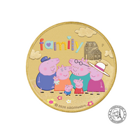 Pappa Pig - Family - Monnaie de 1 Dollar - 2026