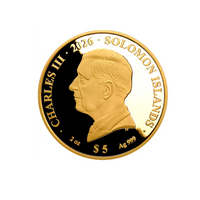 Scarabée Egyptien - Monnaie de 5 Dollars Argent - BE 2026