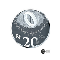 Le Seigneur des Anneaux - Monnaie de 20 Euros Haut-Relief Argent - BE 2026