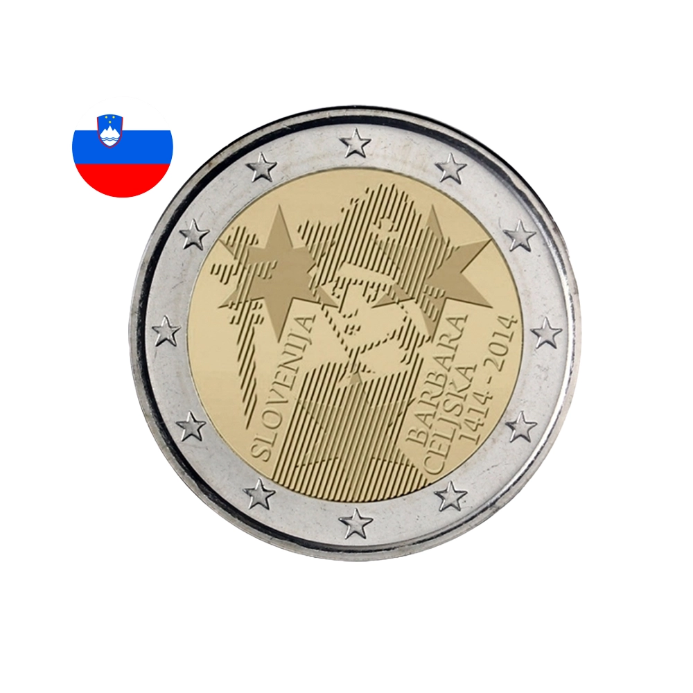 Slovénie 2014 - 2 Euro Commémorative - Barbara de Celje