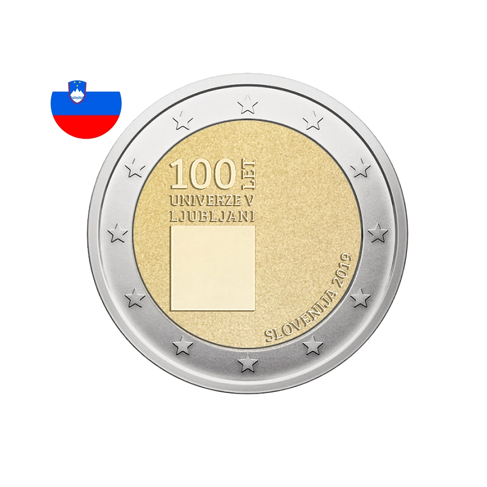 Slovénie 2019 - 2 Euro Commémorative - Université de Ljubljana